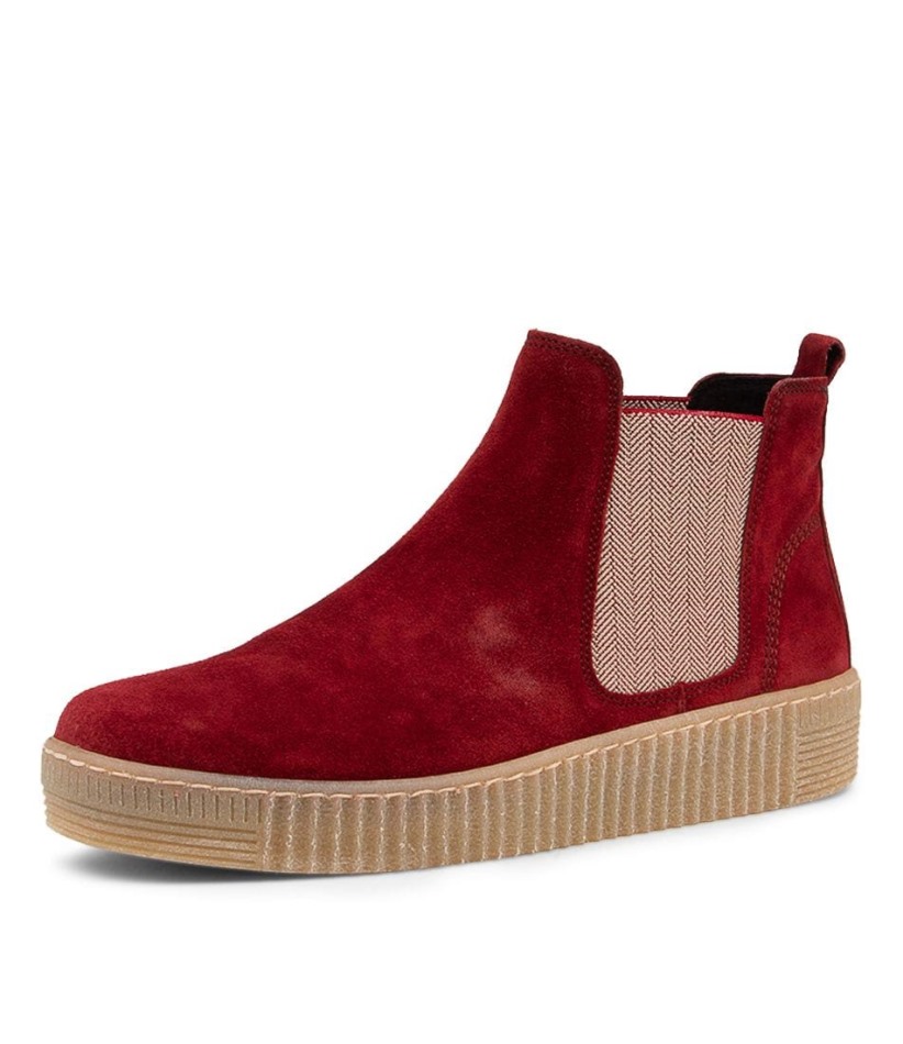 Gabour | Bottines Exclusives En Daim Opéra Foncé Angels